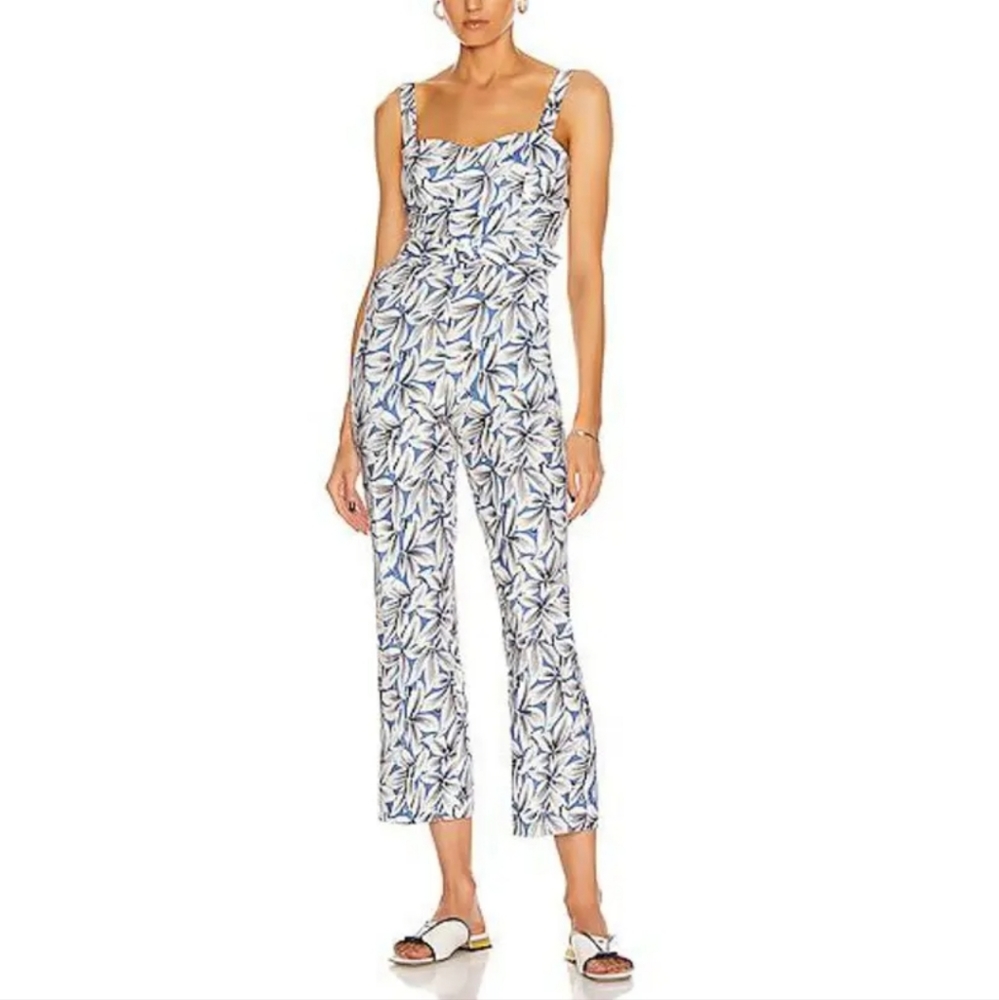 JONATHAN SIMKHAI Harper Floral sweetheart Jumpsuit